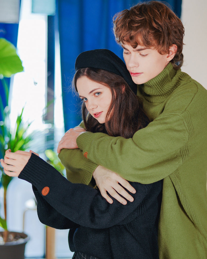 ダブルユーブイプロジェクト(WV PROJECT)CATHIE TURTLENECK KNIT OLIVE JJKN7313