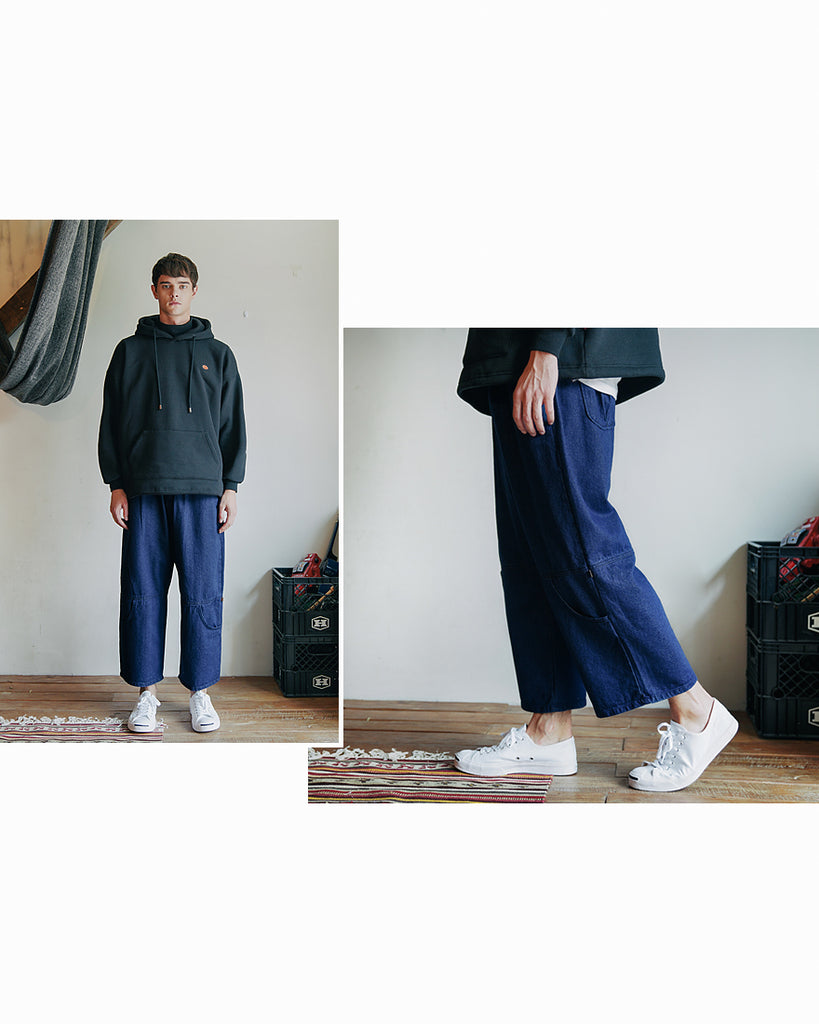ダブルユーブイプロジェクト(WV PROJECT) AGAIN BANDING WIDE PANTS DEEPBLUE JJLP7321