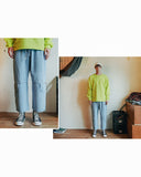 ダブルユーブイプロジェクト(WV PROJECT) AGAIN BANDING WIDE PANTS LIGHTBLUE JJLP7321
