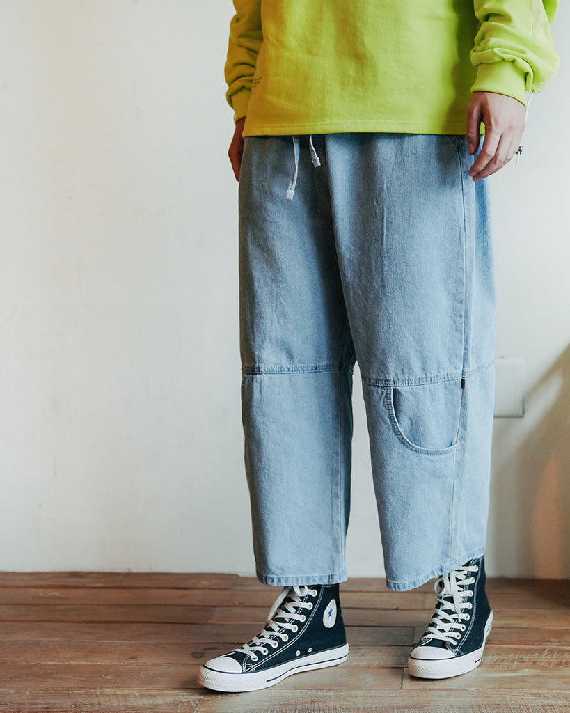 ダブルユーブイプロジェクト(WV PROJECT) AGAIN BANDING WIDE PANTS LIGHTBLUE JJLP7321