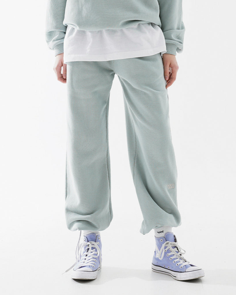 ダブルユーブイプロジェクト(WV PROJECT) souffle sweatpants ash mint JJLP7469