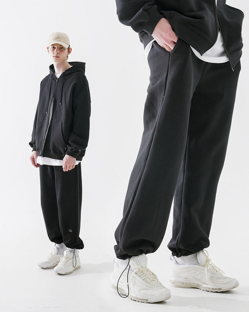 ダブルユーブイプロジェクト(WV PROJECT) Souffle Sweatpants Black JJLP7469