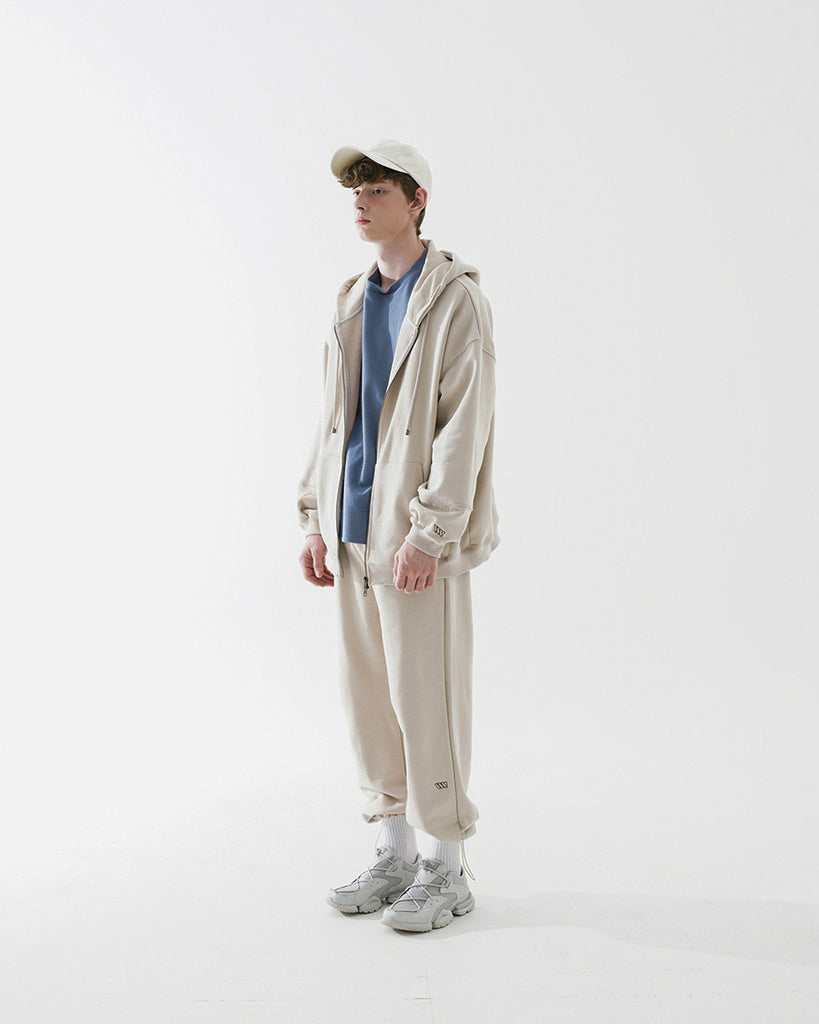 ダブルユーブイプロジェクト(WV PROJECT) Souffle Sweatpants Light Beige JJLP7469