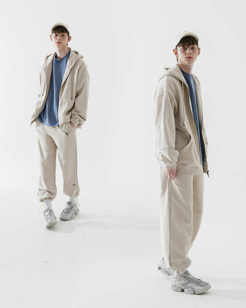 ダブルユーブイプロジェクト(WV PROJECT) Souffle Sweatpants Light Beige JJLP7469