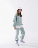 ダブルユーブイプロジェクト(WV PROJECT) souffle sweatpants ash mint JJLP7469