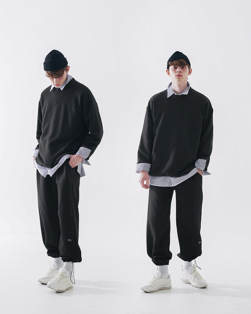 ダブルユーブイプロジェクト(WV PROJECT) Souffle Sweatpants Black JJLP7469