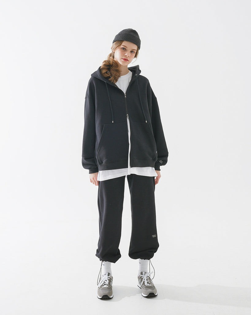 ダブルユーブイプロジェクト(WV PROJECT) Souffle Sweatpants Black JJLP7469