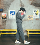 ダブルユーブイプロジェクト(WV PROJECT) PAPA BANDING SHIRT CHARCOAL JJLS7062