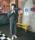 ダブルユーブイプロジェクト(WV PROJECT) PAPA BANDING SHIRT CHARCOAL JJLS7062