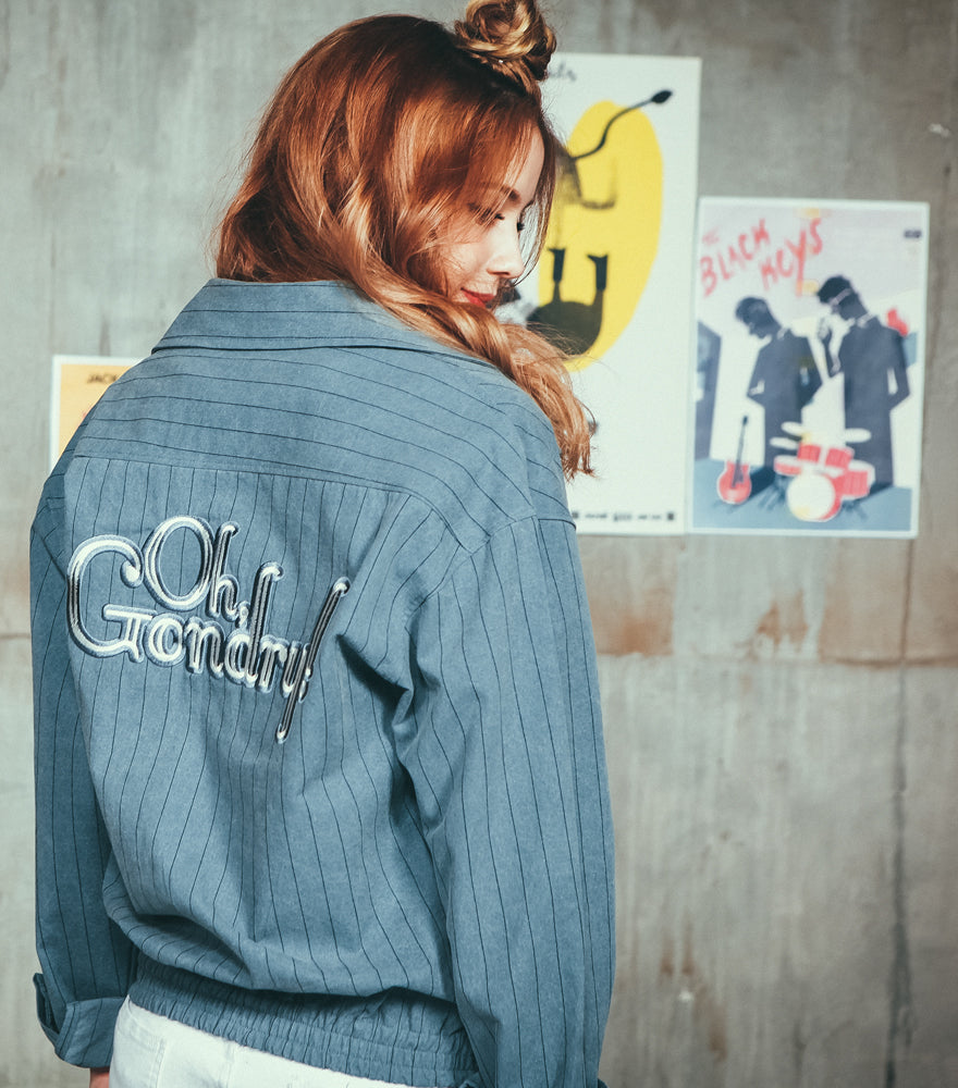 ダブルユーブイプロジェクト(WV PROJECT) PAPA BANDING SHIRT BLUE JJLS7062