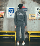 ダブルユーブイプロジェクト(WV PROJECT) Mama Banding Wide Pants CHARCOAL JJLS7063