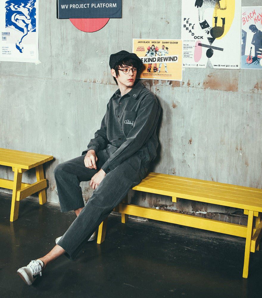 ダブルユーブイプロジェクト(WV PROJECT) Mama Banding Wide Pants CHARCOAL JJLS7063