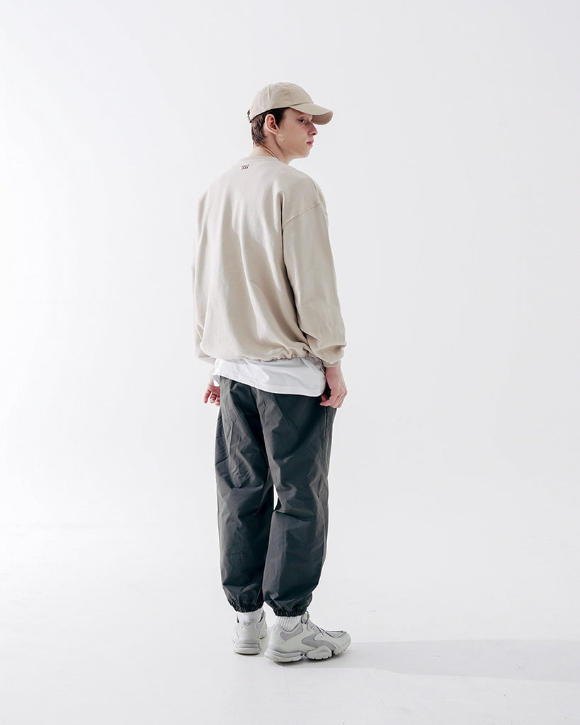 ダブルユーブイプロジェクト(WV PROJECT) Suffled sweatshirt Light Beige JJMT7468