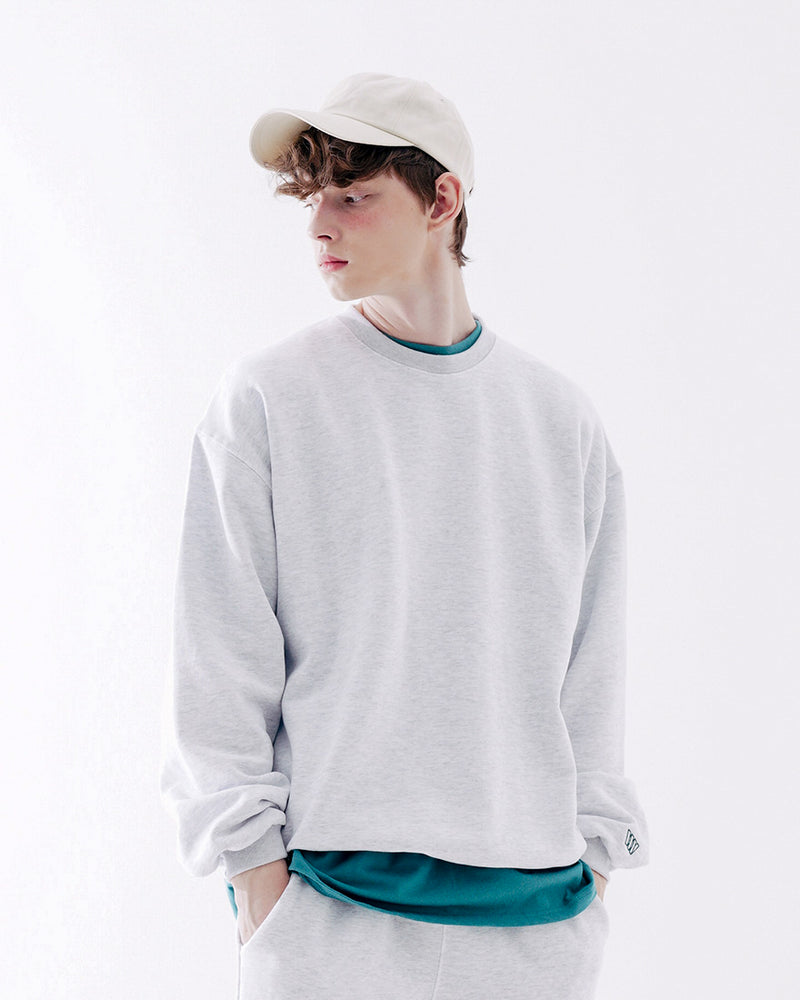 ダブルユーブイプロジェクト(WV PROJECT) Suffled sweatshirt WhiteOatmeal JJMT7468