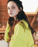 ダブルユーブイプロジェクト(WV PROJECT) SPORTY STITCH SWEATSHIR LIME JSMT7319