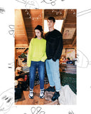 ダブルユーブイプロジェクト(WV PROJECT) SPORTY STITCH SWEATSHIR LIME JSMT7319