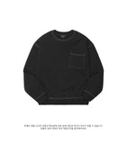 ダブルユーブイプロジェクト(WV PROJECT) SPORTY STITCH SWEATSHIR BLACK  JSMT7319