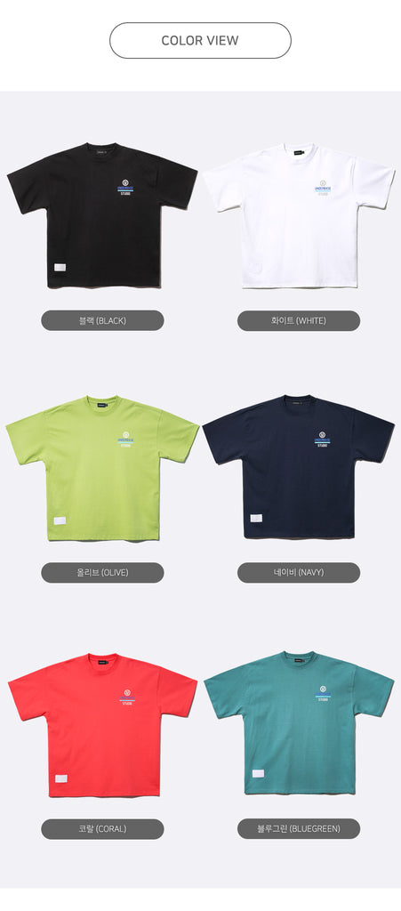 UNDERBASE(アンダーベース) Under Studio T-shirt 6COLOR KHST9042