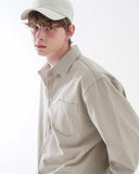 ダブルユーブイプロジェクト(WV PROJECT) Green day Shirt Beige KMLS7472