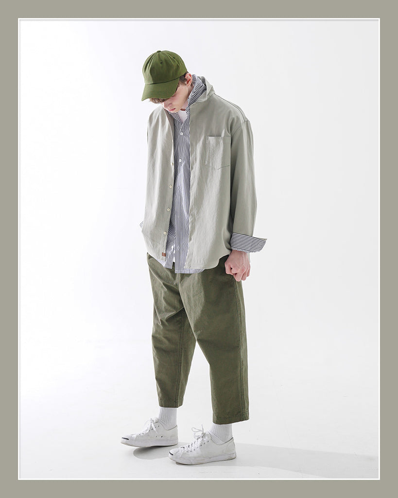 ダブルユーブイプロジェクト(WV PROJECT) Green day Shirt Khaki KMLS7472