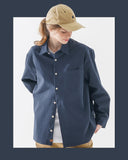 ダブルユーブイプロジェクト(WV PROJECT) Daintry String Shirt Navy KMLS7479
