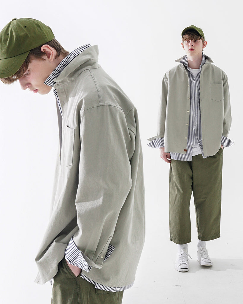 ダブルユーブイプロジェクト(WV PROJECT) Green day Shirt Khaki KMLS7472