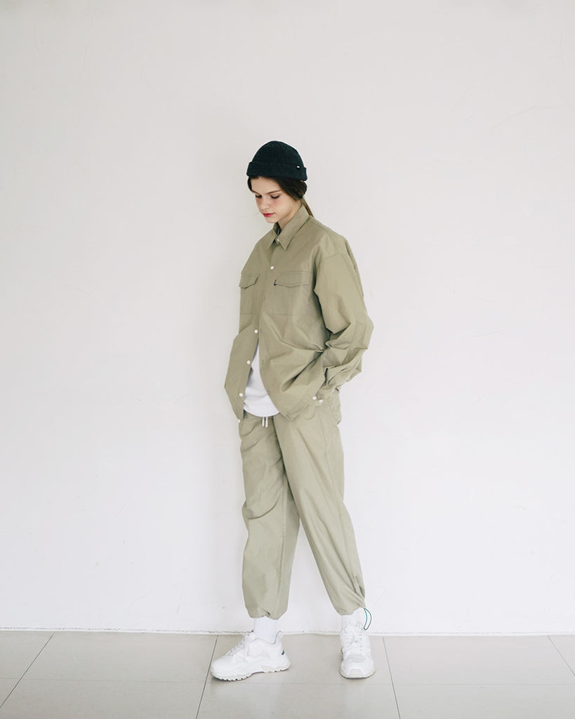 ダブルユーブイプロジェクト(WV PROJECT) Daintry String Shirt Beige KMLS7479