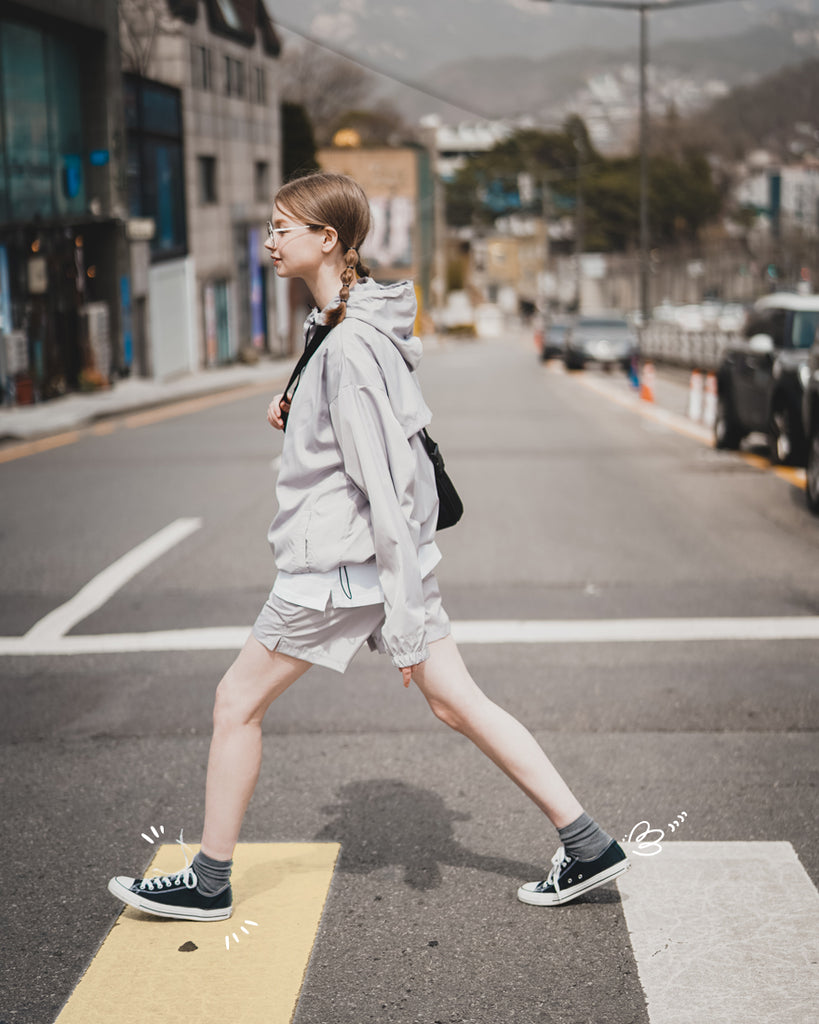ダブルユーブイプロジェクト(WV PROJECT) Picnic Light Hood Jacket Gray KMOT7475