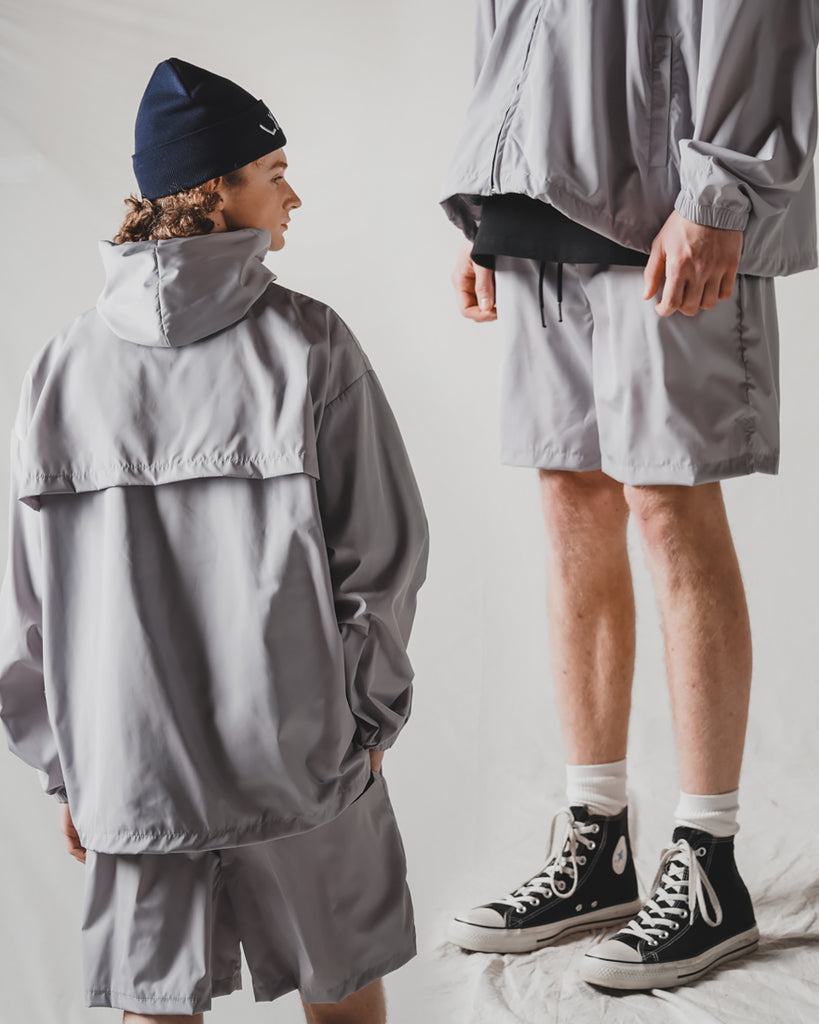 ダブルユーブイプロジェクト(WV PROJECT) Picnic Light Hood Jacket Gray KMOT7475