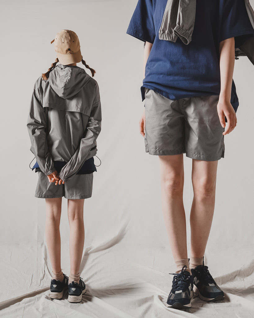 ダブルユーブイプロジェクト(WV PROJECT) Picnic Light Shorts CheckBrown KMSP7476