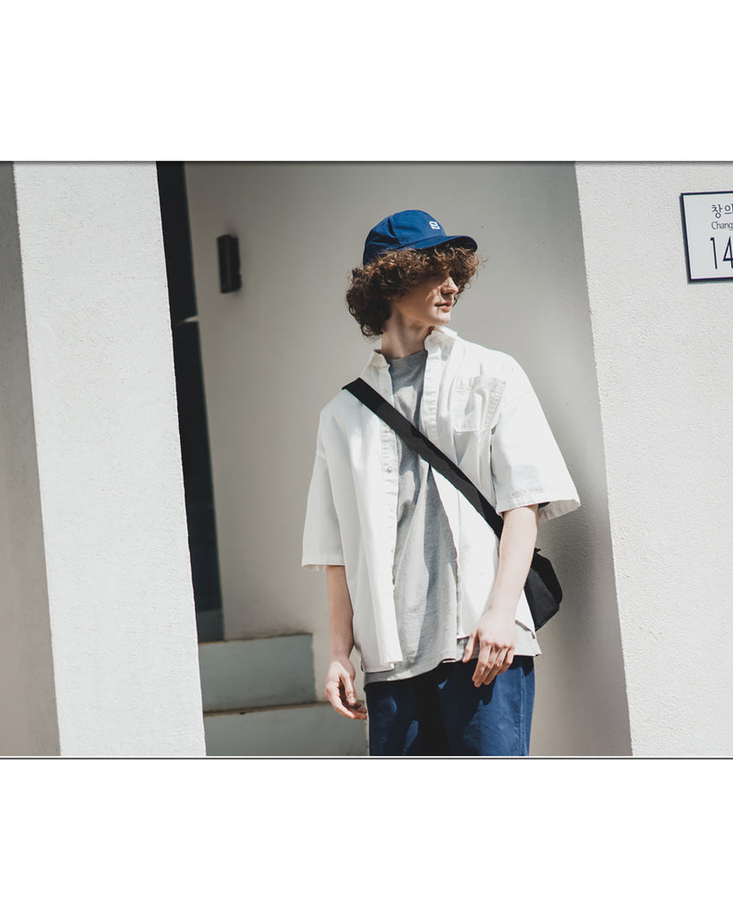 ダブルユーブイプロジェクト(WV PROJECT) City Summer Short-sleeved Shirt Light Ivory KMSS7493