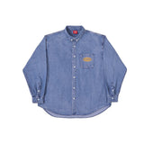 Paragraph ( パラグラフ )  LOGO EMBROIDERY DENIM SHIRT NO.13