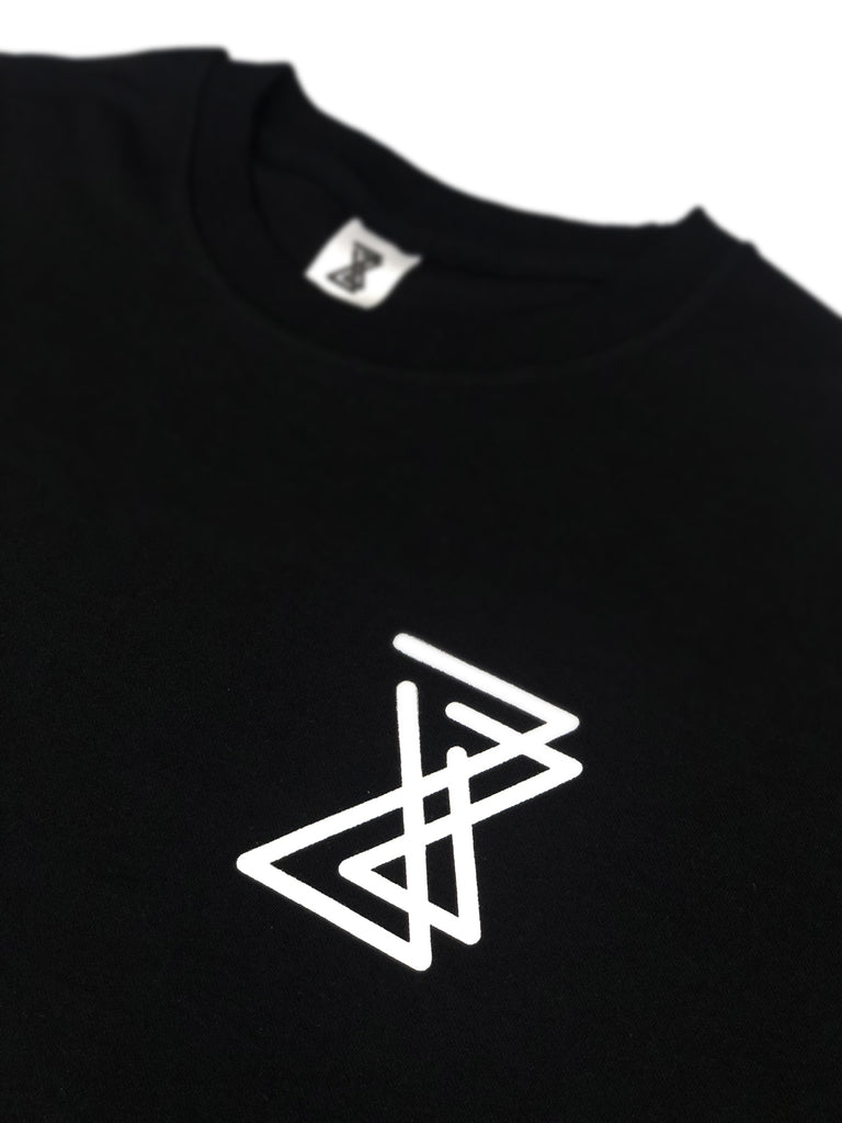 DAYDAF (デイダフ) DAYDAF LOGO 2/1 T-SHIRT (BLACK)
