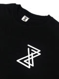 DAYDAF (デイダフ) DAYDAF LOGO 2/1 T-SHIRT (BLACK)