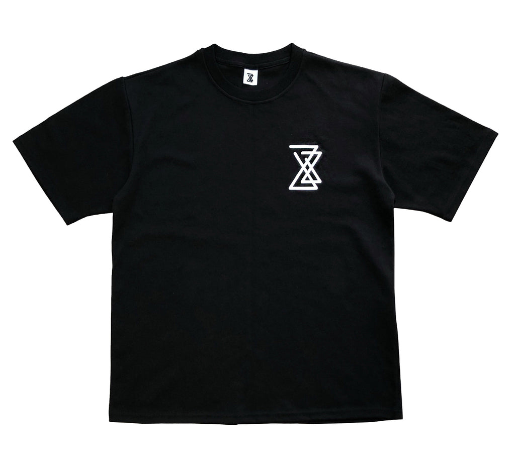 DAYDAF (デイダフ) DAYDAF LOGO 2/1 T-SHIRT (BLACK)