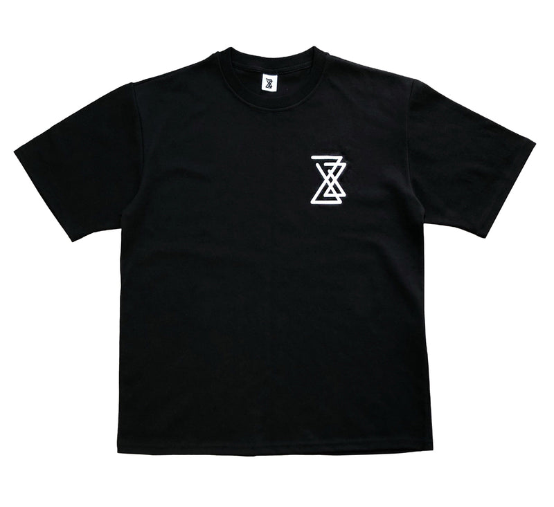 DAYDAF (デイダフ) DAYDAF LOGO 2/1 T-SHIRT (BLACK)