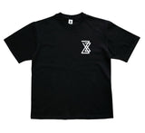 DAYDAF (デイダフ) DAYDAF LOGO 2/1 T-SHIRT (BLACK)
