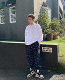 DAYDAF (デイダフ) DAYDAF NECK LOGO SLEEVE T-SHIRT (WHITE)