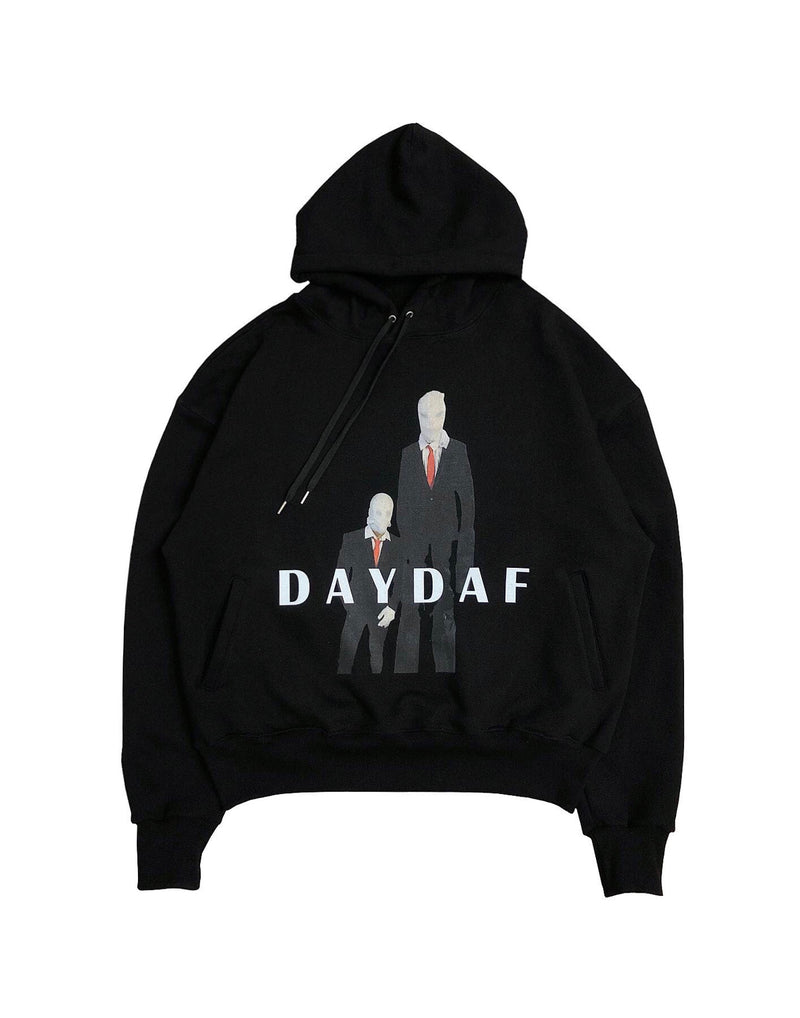 DAYDAF (デイダフ) DAYDAF SLENDER MAN HOODIE - BLACK