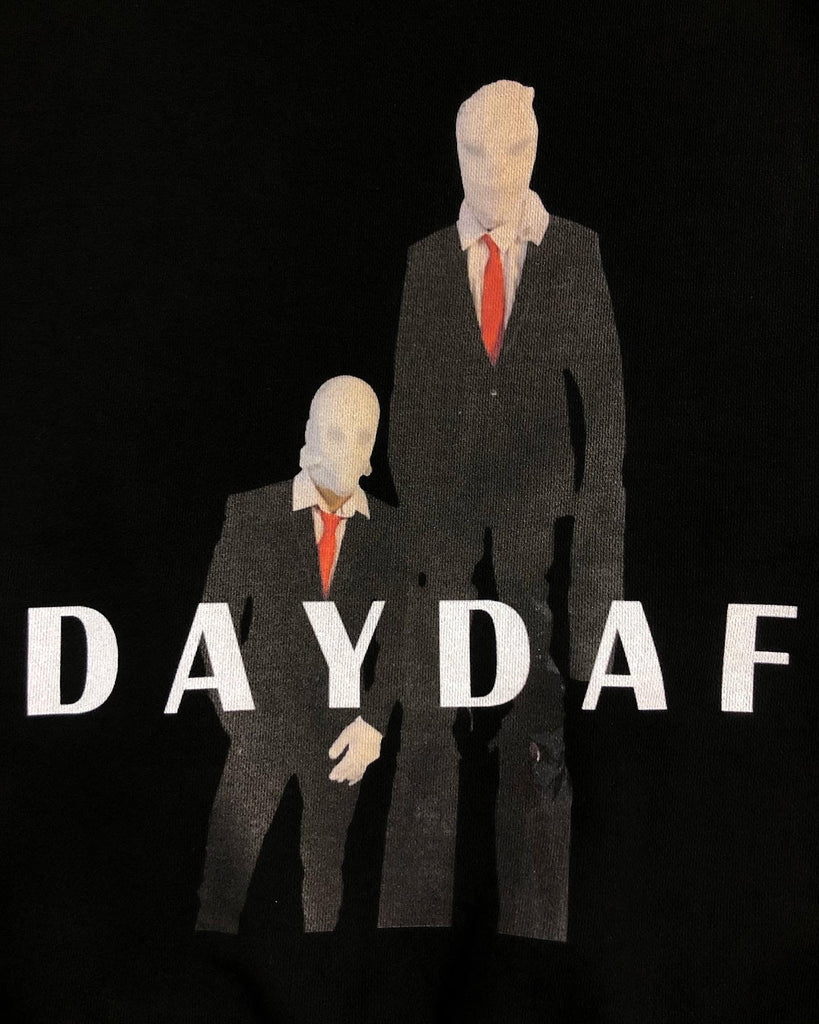 DAYDAF (デイダフ) DAYDAF SLENDER MAN HOODIE - BLACK