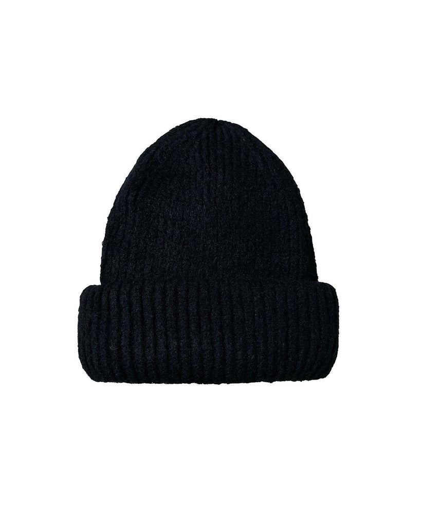 DAYDAF (デイダフ) DAYDAF SMALL HAIRED BEANIE - BLACK