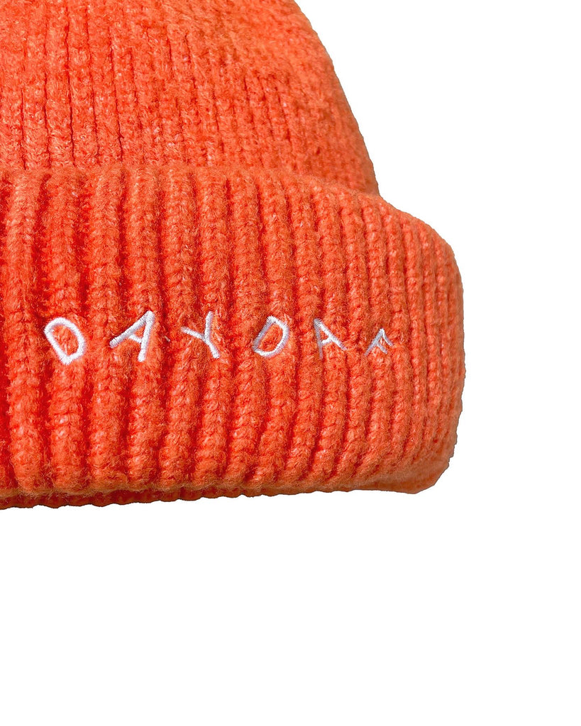 DAYDAF (デイダフ) DAYDAF SMALL HAIRED BEANIE - ORANGE