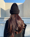 DAYDAF (デイダフ) DAYDAF SMALL HAIRED BEANIE - BLACK