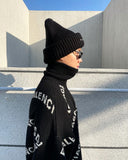 DAYDAF (デイダフ) DAYDAF SMALL HAIRED BEANIE - BLACK