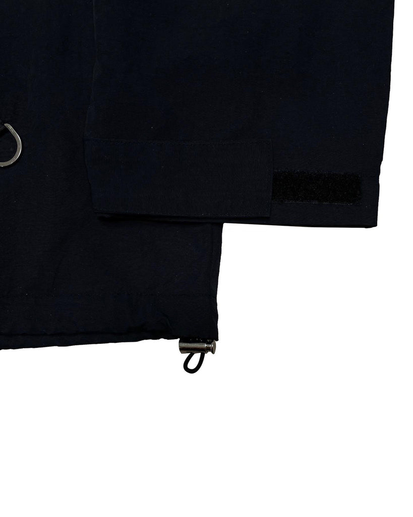 DAYDAF (デイダフ) DAYDAF BLACK LABEL NASLAN HIGH NECKED HALF ZIP-UP WINDBREAKER - BLACK