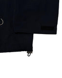 DAYDAF (デイダフ) DAYDAF BLACK LABEL NASLAN HIGH NECKED HALF ZIP-UP WINDBREAKER - BLACK