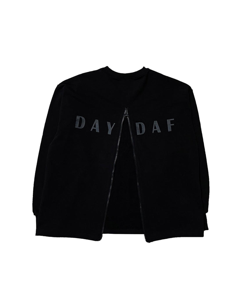 DAYDAF (デイダフ) BACK ZIPER SWEATSHIRT