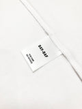 DAYDAF (デイダフ) DAYDAF NECK LOGO SLEEVE T-SHIRT (WHITE)