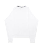 DAYDAF (デイダフ) DAYDAF NECK LOGO SLEEVE T-SHIRT (WHITE)