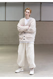 メスノウン(MASSNOUN) DOUBLE SOFT WOOL QUILTING CARDIGAN MFNCD001-BG